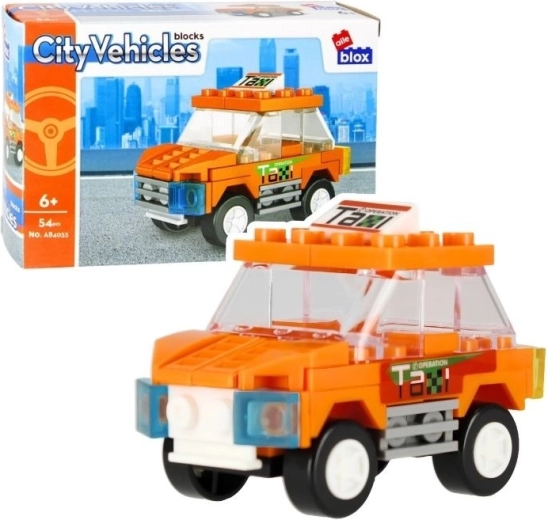 Kit de construction Alleblox City taxi - 1 pièce