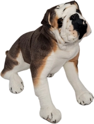 Chien bulldog en peluche - 1 pièce