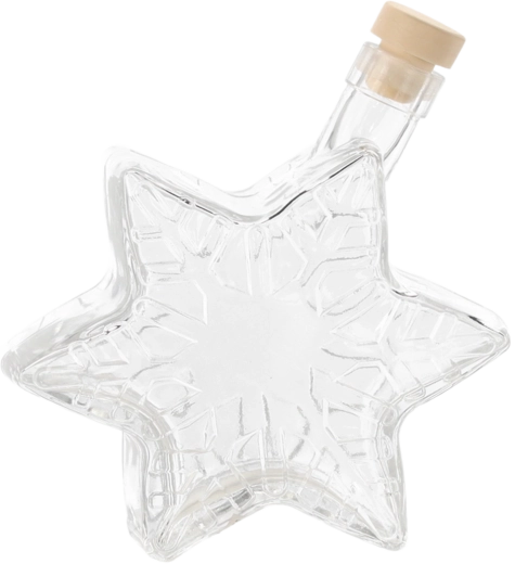 Bouteille 500 ml avec bouchon 19 mm – flocon de neige