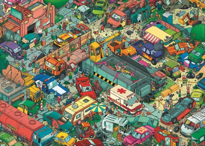 Puzzle Heye Casse-auto 1000 pièces