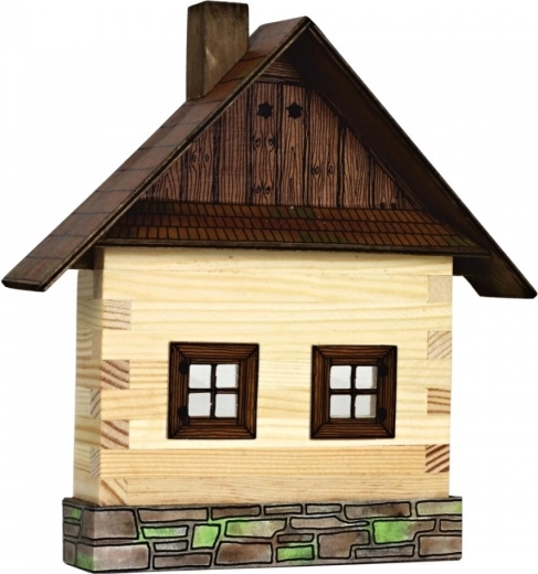 Walachia kit de construction en bois à coller – chalet en madriers à suspendre au mur