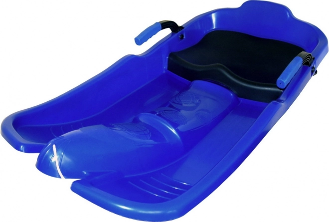 Luge en plastique SuperJet – bleue