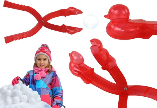 Snow-duck maker – moule à canards de neige, rouge