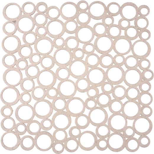 Grille de protection BIO en chanvre pour évier 29 × 29 cm – souple, surface à bulles