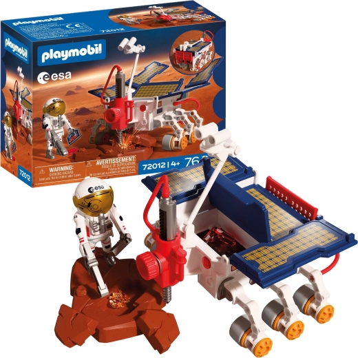 Playmobil mission spatiale Mars – rover et astronaute de l’ESA avec accessoires, 76 pièces