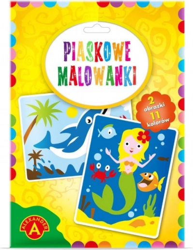 Peinture sur sable Sirène et dauphin – kit créatif pour enfants