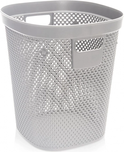 Corbeille de bureau grise 12,5 l
