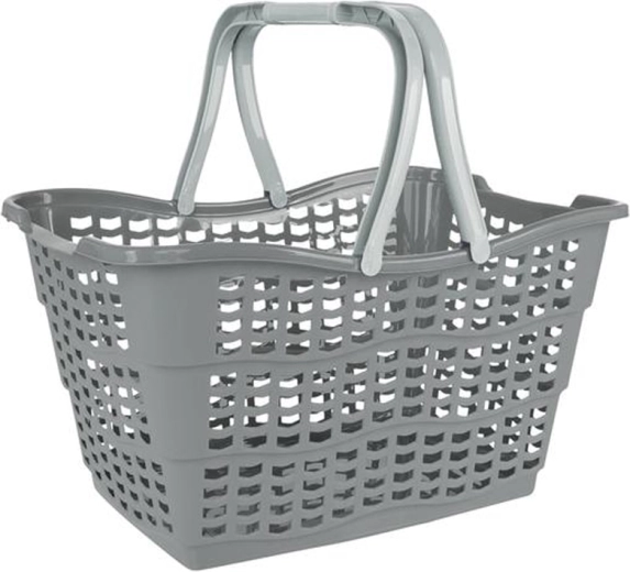 Panier d’achats 15 l, gris nordique