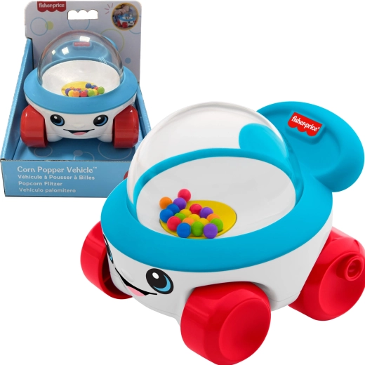 Fisher-Price voiture à pousser avec billes rebondissantes pour bébés