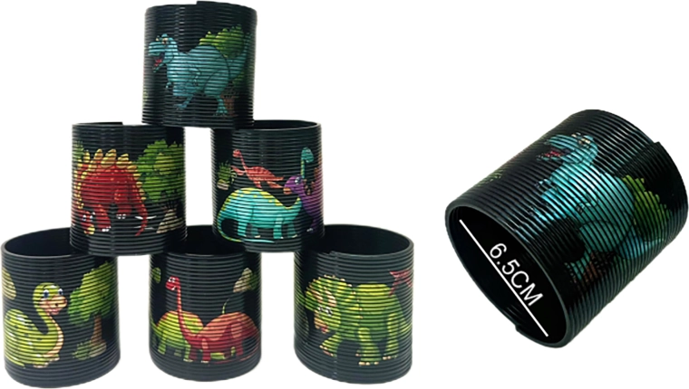 Ressort dinosaures 6,5 cm - 1 pièce