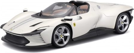 Bburago Ferrari Daytona SP3 1:18 modèle de voiture blanc