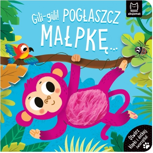 Gili-gili ! Caresse le petit singe – livre tactile interactif pour tout-petits