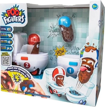 Poo Fighters – combat de toilettes télécommandées