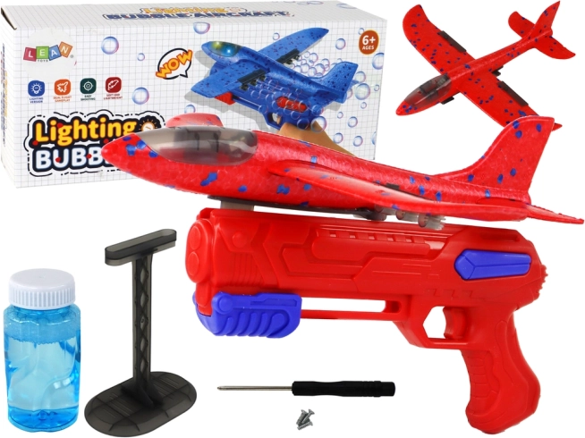 Avion Bublinkový avec Lanceur Rouge