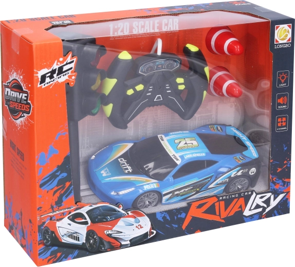 Voiture RC avec feu de signalisation télécommandée, 18 cm