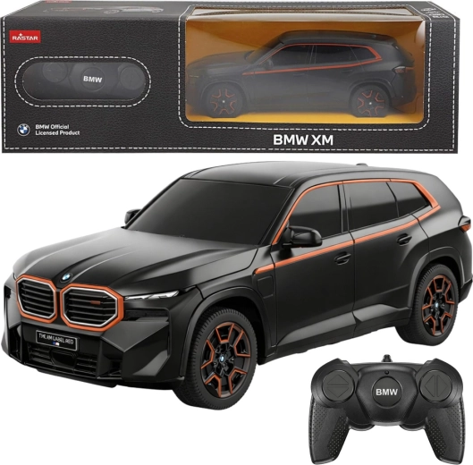 BMW XM RC Rastar noir 1:24 – modèle SUV télécommandé