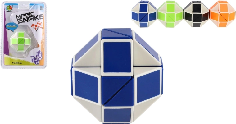 Rubik's Twist Serpent magique coloré 26 cm