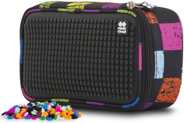 Trousse scolaire PIXIE CREW motif cube coloré