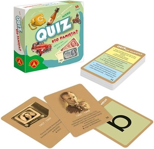 Quiz Qui s’en souvient ? jeu éducatif de poche