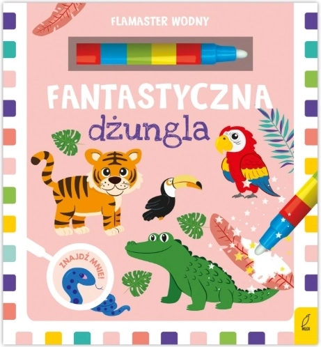 Jungle magique – feutre à eau et coloriages réutilisables