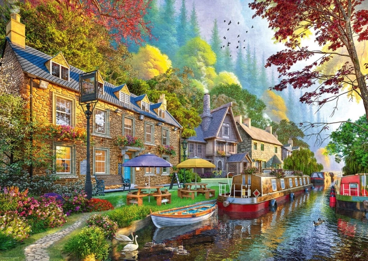 Puzzle RAVENSBURGER Ruelle côtière 1000 pièces