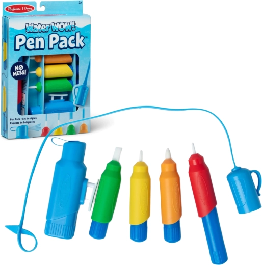 Melissa & Doug Water WOW ! set de stylos à eau et vaporisateur (4 pièces)