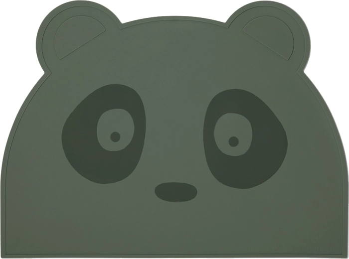 Set de table en silicone Nuuuroo Ester Dusty Green - 1 pièce