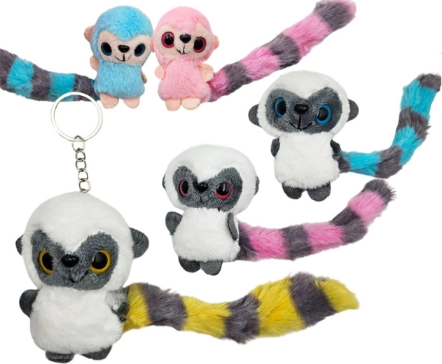 Porte-clés peluche raton laveur 18 cm