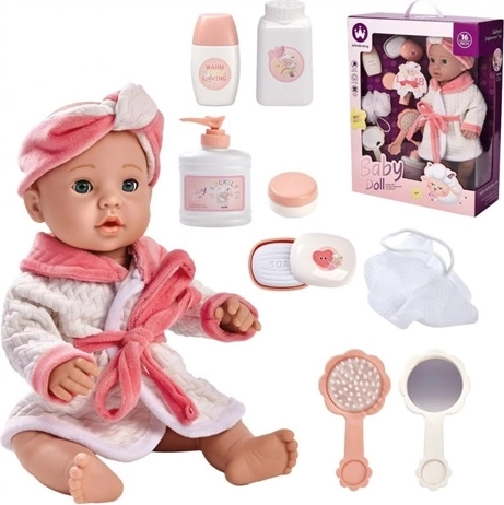 Poupée bébé avec accessoires de bain
