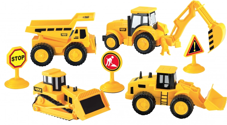 Ensemble de Machines de Construction à Volant d'Inertie