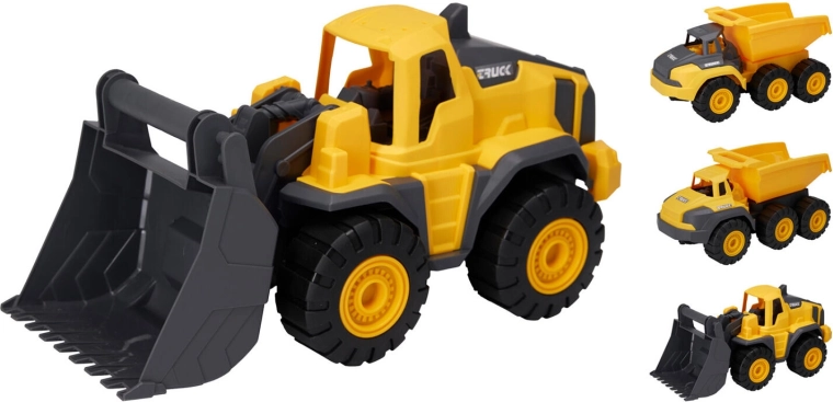 Camions de chantier 26 cm – assortiment de modèles