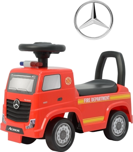 Porteur pour enfant Milly Mally Mercedes-Benz Actros camion de pompiers rouge