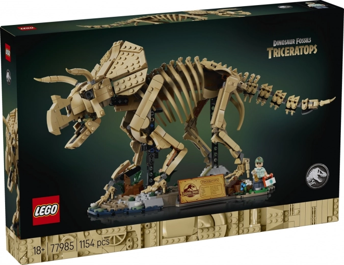 LEGO Jurassic World fossiles de dinosaures : tricératops