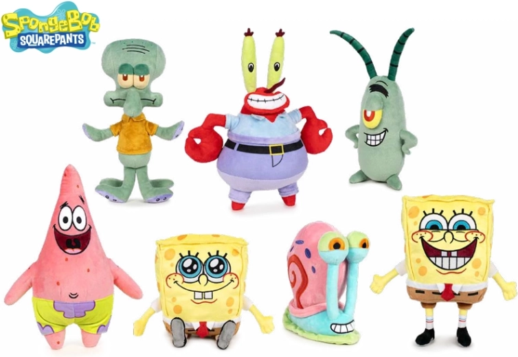 Peluche SpongeBob 30 cm - 1 pièce