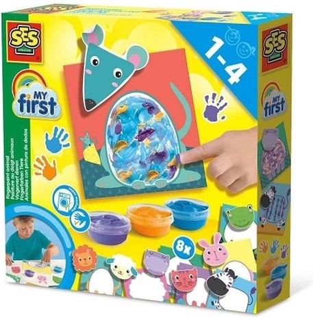 SES Creative My First Animaux – peinture au doigt