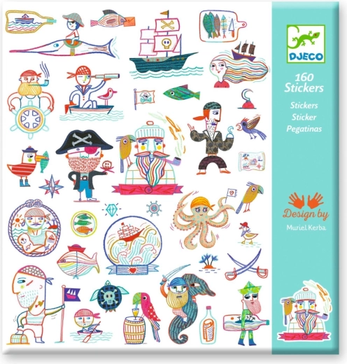Autocollants pirates DJECO