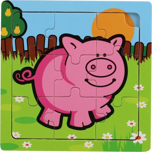 Puzzle en bois Teddies mes premiers animaux : cheval
