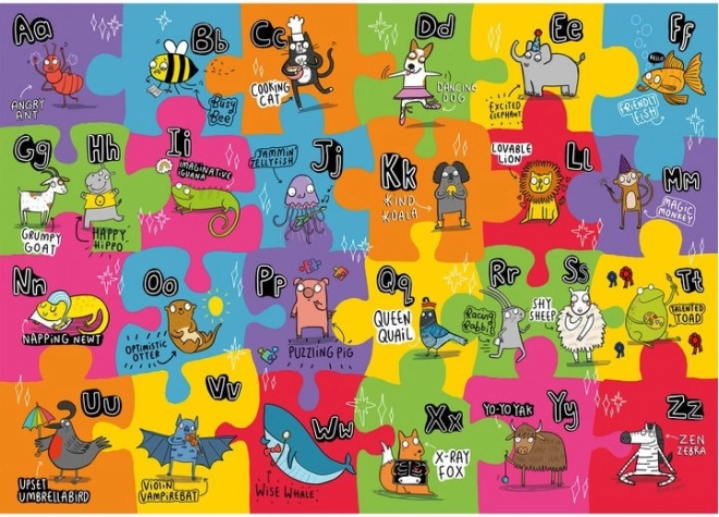 Gibsons grands puzzles de sol alphabet original pour enfants