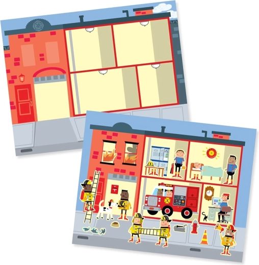 Livre d’autocollants Mon Ville – autocollants réutilisables MELISSA & DOUG