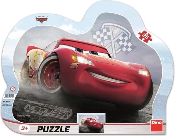 Dino Puzzle Cars 3 : Flash McQueen - 25 pièces