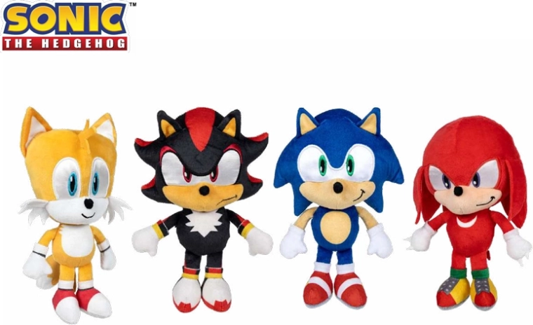 Peluche figurine SONIC THE HEDGEHOG 22 cm