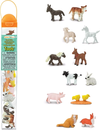 Safari Ltd. Toobs tube Jeunes animaux de la ferme