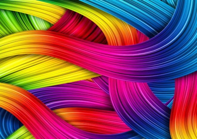 Enjoy puzzle Tressage d’arc-en-ciel 1000 pièces