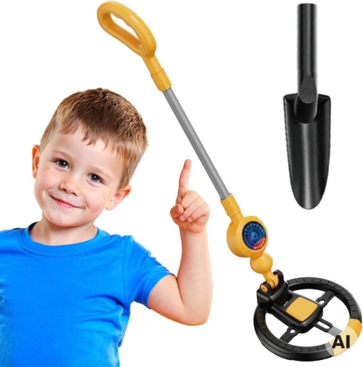 Détecteur de métaux pour enfants Woopie avec pelle pour trésors
