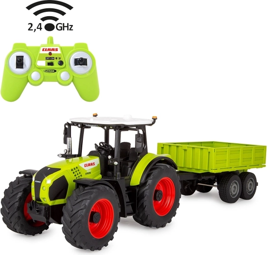 Tracteur RC Claas Arion 660 avec remorque basculante 1:24