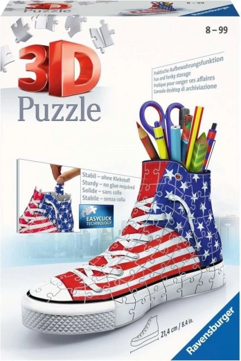 RAVENSBURGER Puzzle 3D Baskets (américaines) 108 pièces