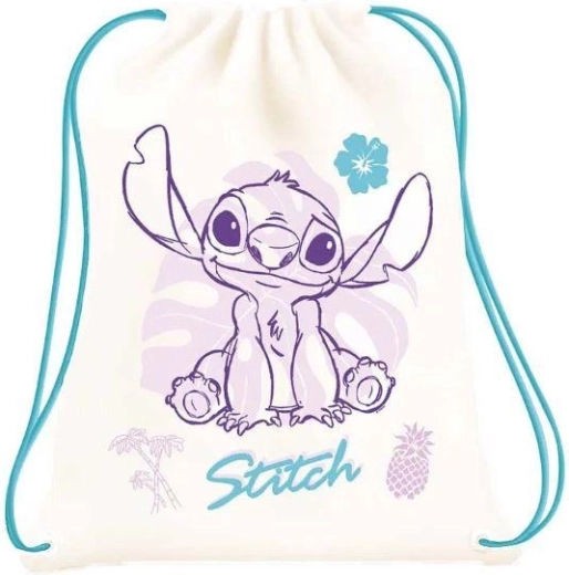 Sac à dos type pochon Lilo et Stitch deluxe - 1 pièce