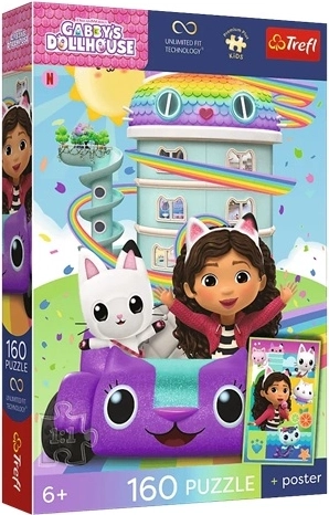 Puzzle premium pour enfants La Maison de Gabby – Belle Gabby 160 pièces