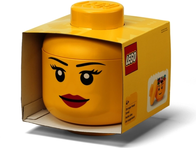 Tête de rangement LEGO S fille