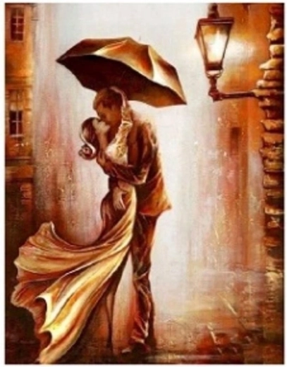 Peinture diamant femme et homme 30 × 40 cm